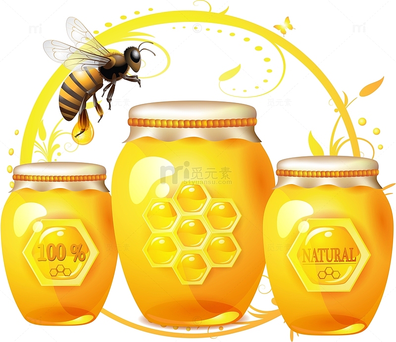 100%纯正野生蜂蜜