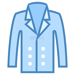 手绘卡通外套服饰图标