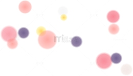 半透明梦幻泡影
