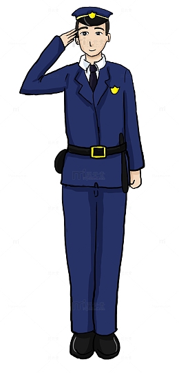 警察敬礼