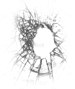手绘涂鸦破碎痕迹装饰