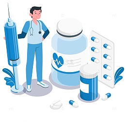 病毒医疗药物元素