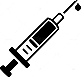 黑色注射器图标