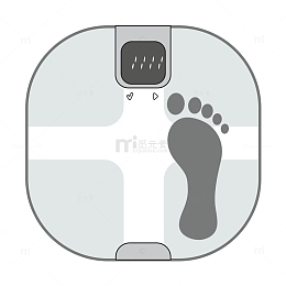 手绘体重秤