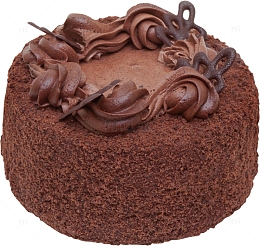 巧克力裱花小蛋糕