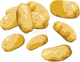 彩绘土豆堆