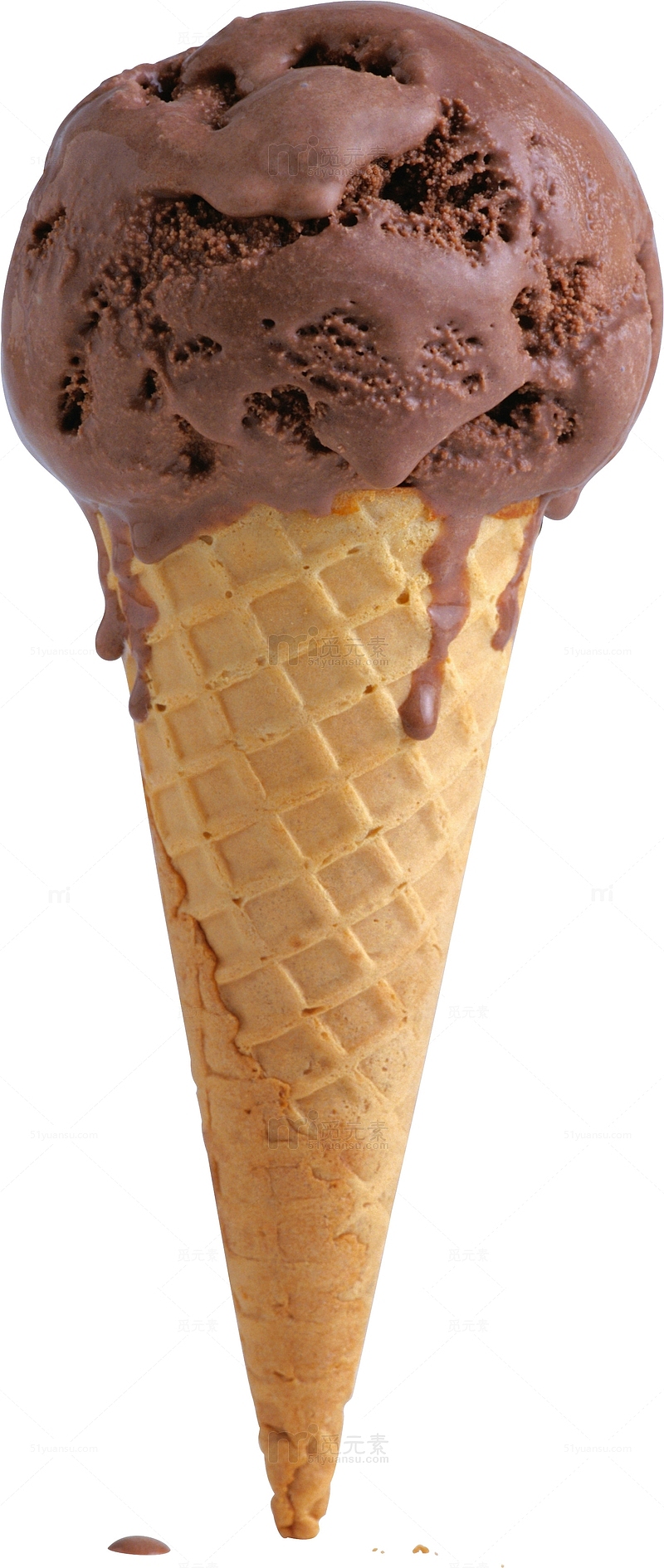 冰淇淋巧克力甜筒