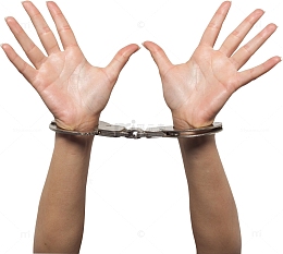 手上的手铐