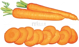胡萝卜和胡萝卜片