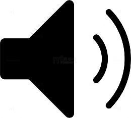 黑色声音图标