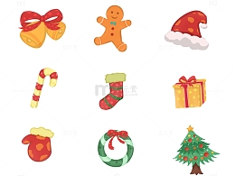 圣诞元素装饰物