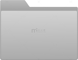 灰色卡通文件夹图标