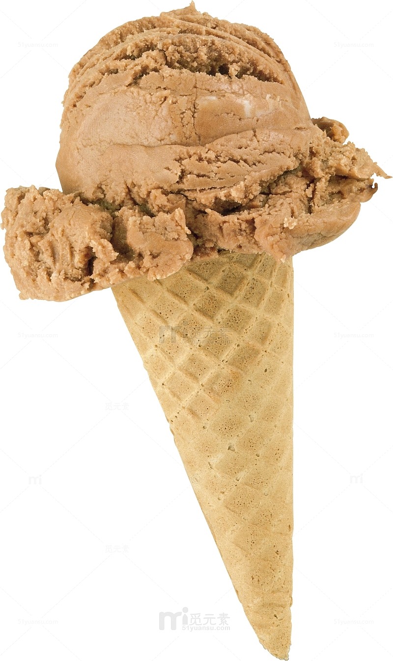 单球脆皮筒冰淇淋
