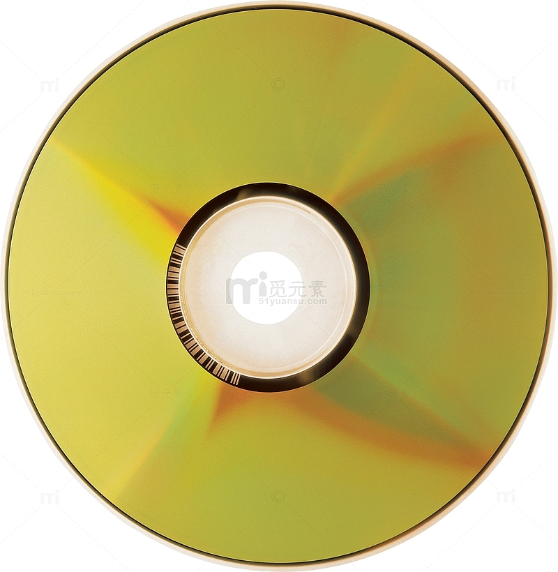 黄色CD/DVD