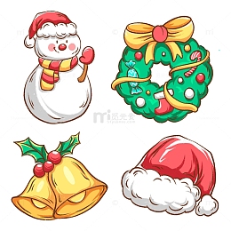 圣诞节装饰元素