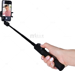 黑色自拍杆