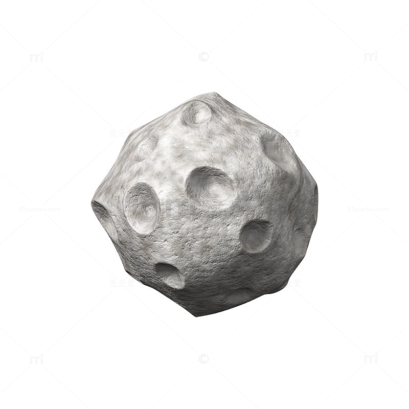 小行星岩石碎石