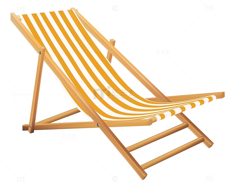 实木折叠沙滩躺椅