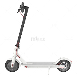 白色滑板电动车
