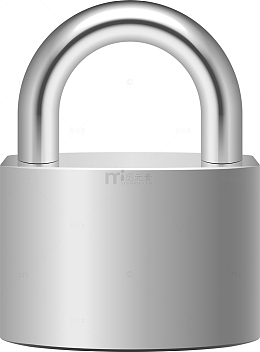 银色挂锁