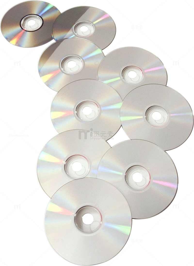 一堆光盘