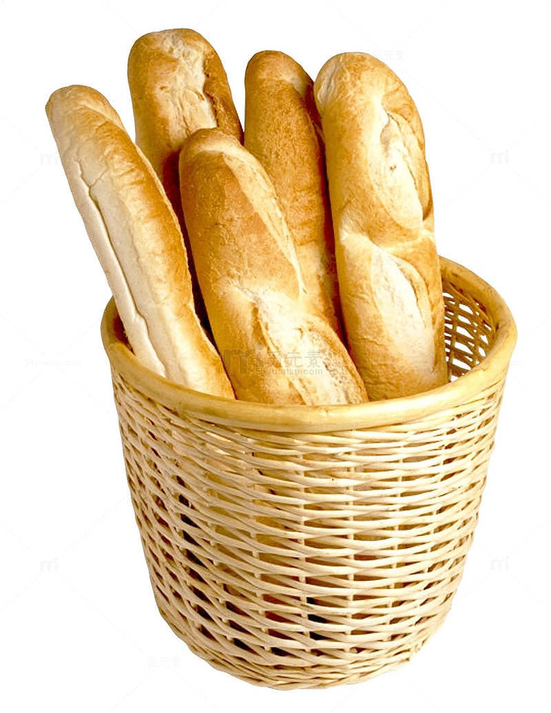 竹筐长棍面包