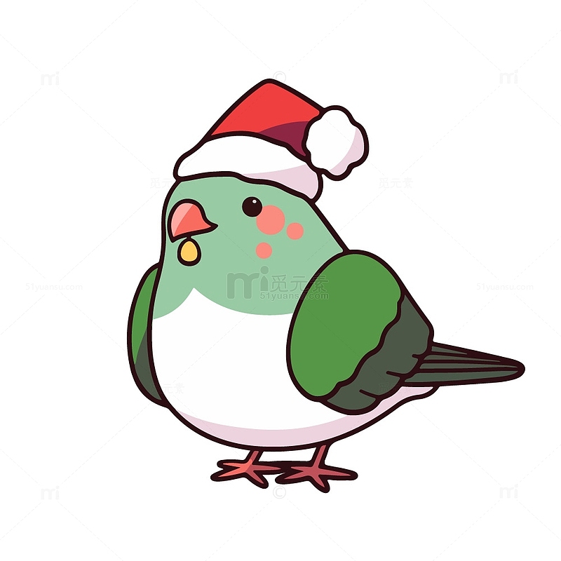 圣诞节的小鸽子