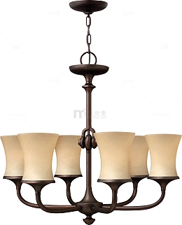 黄色吊灯