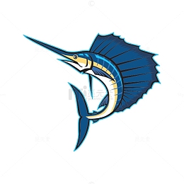 剑鱼剑旗鱼卡通