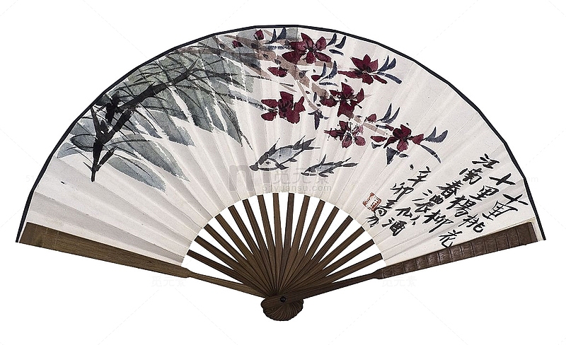 中式古典竹扇