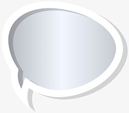 灰白色立体装饰气泡框装饰