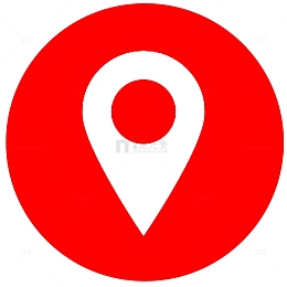 红色地图标注