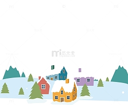 雪景大雪素材
