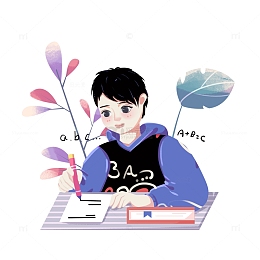 简约学习用功场景