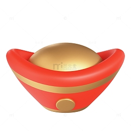 3D新年元宝