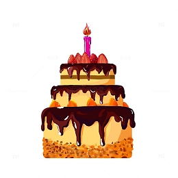草莓巧克力生日蛋糕
