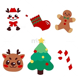 圣诞节元素素材