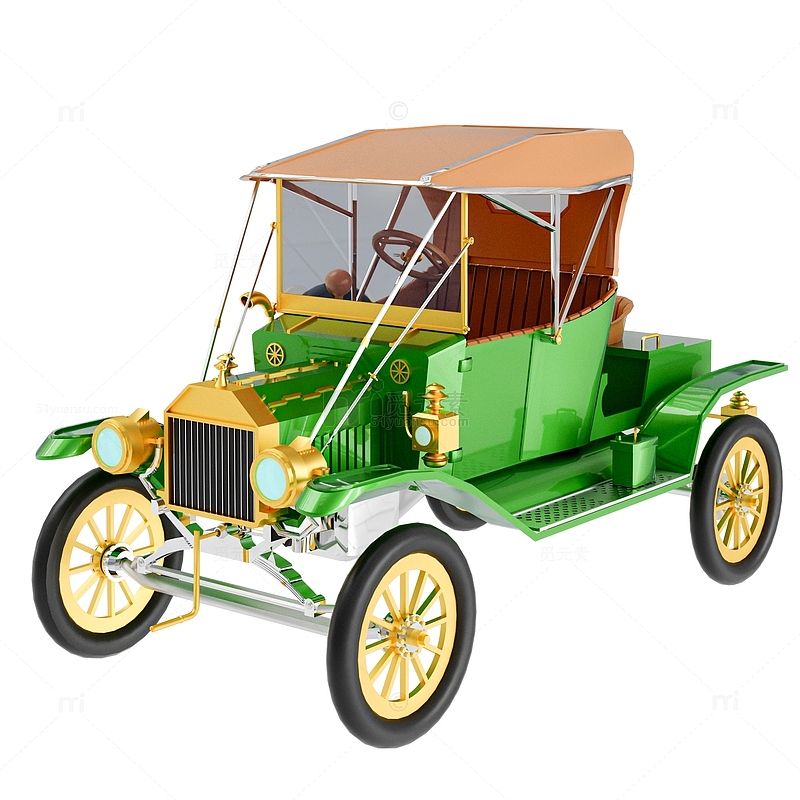 绿色早期内燃机车