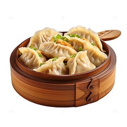 蒸笼蒸饺图片