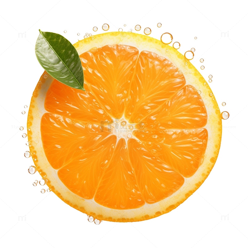 橙子剖面图片