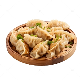 蒸笼上的蒸饺