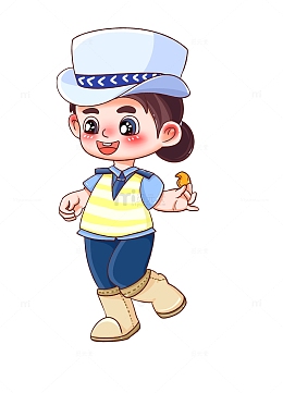 漂亮的交警姐姐