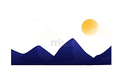 扁平风太阳山峰