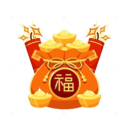 新年福袋烟花爆竹