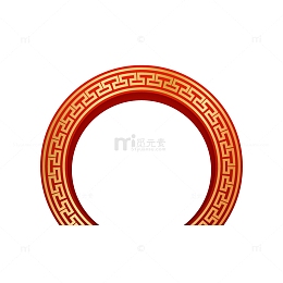 中式红色喜庆拱门