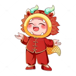 喜迎新年龙年变装设计