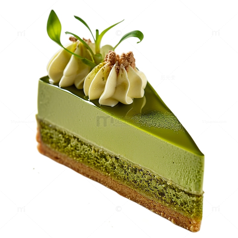 绿色抹茶蛋糕