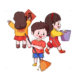 春节小年扫尘习俗