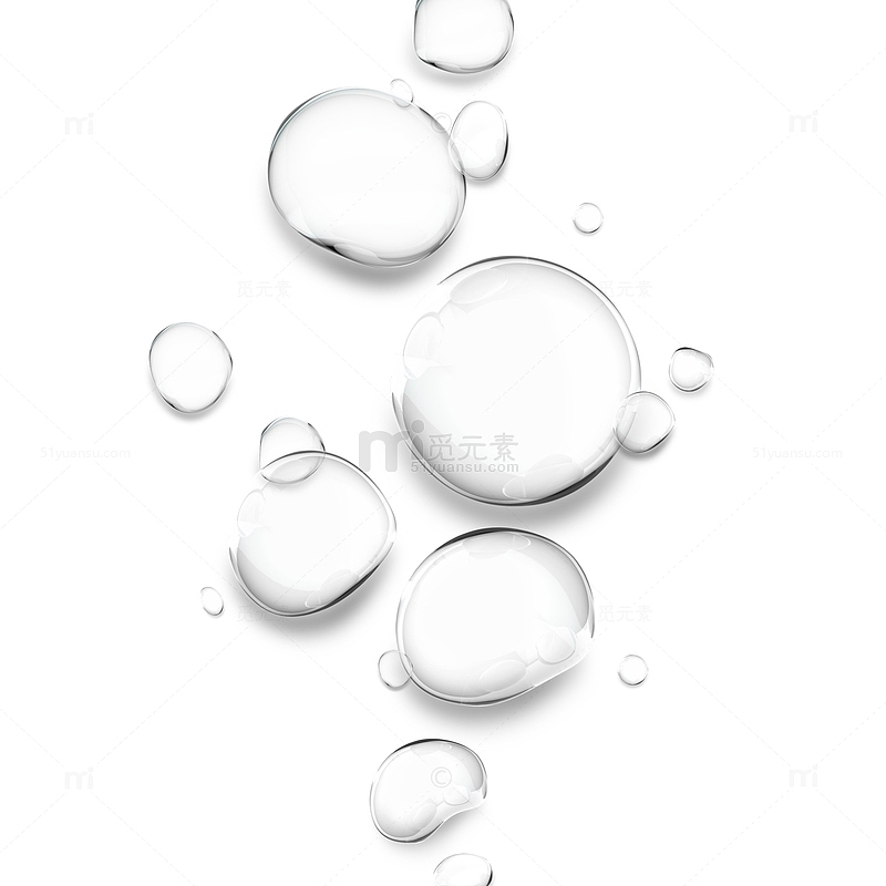 透明水珠气泡