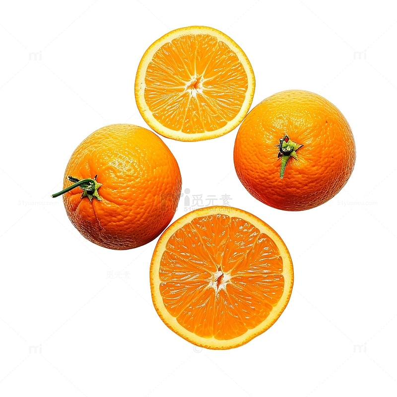 新鲜的橙子照片